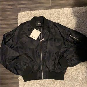 Black Bomber Jacket